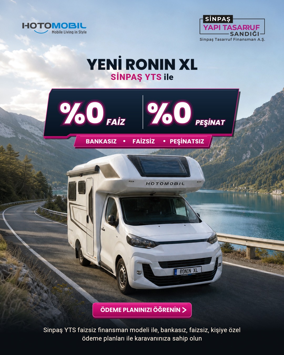 Yeni Ronin XL - Sinpaş YTS ile %0 faiz, %0 peşinat kampanyası